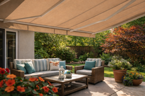 Retractable Awnings Protect Outdoor Furniture & Décor